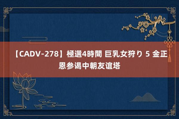 【CADV-278】極選4時間 巨乳女狩り 5 金正恩参谒中朝友谊塔