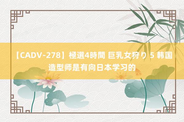 【CADV-278】極選4時間 巨乳女狩り 5 韩国造型师是有向日本学习的