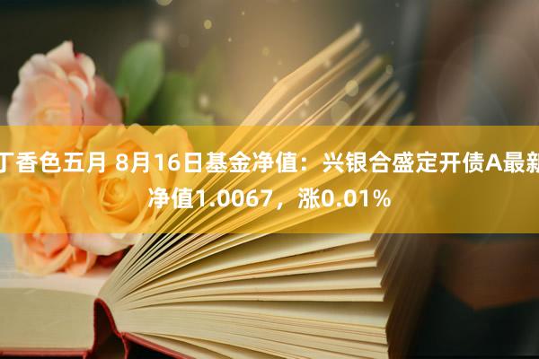 丁香色五月 8月16日基金净值：兴银合盛定开债A最新净值1.0067，涨0.01%