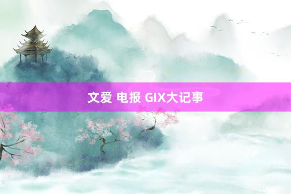 文爱 电报 GIX大记事